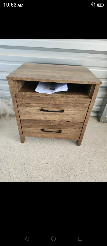 Wood Nightstand fr Wayfair single unit 21"W image indicator(5)