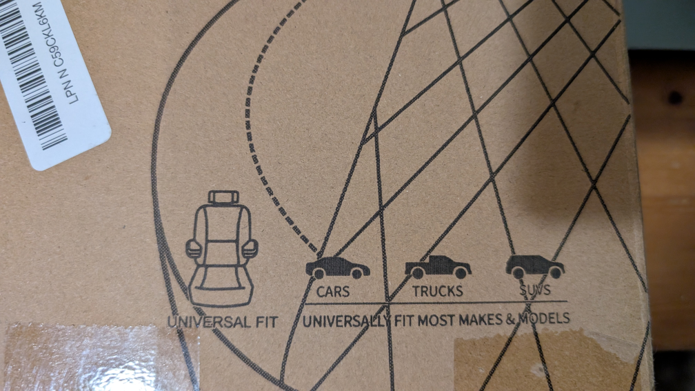 CARPASS V7 Leather Car Seat Covers - Black/Blue - photo 2