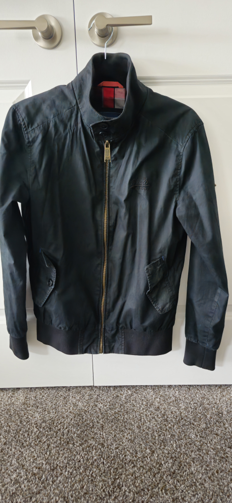 SuperDry Longhorn Harrington Black Full Zip Jacket - photo 3