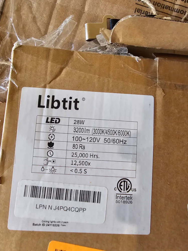 Libtit LED Ceiling Lights - 2 Pack image indicator(2)