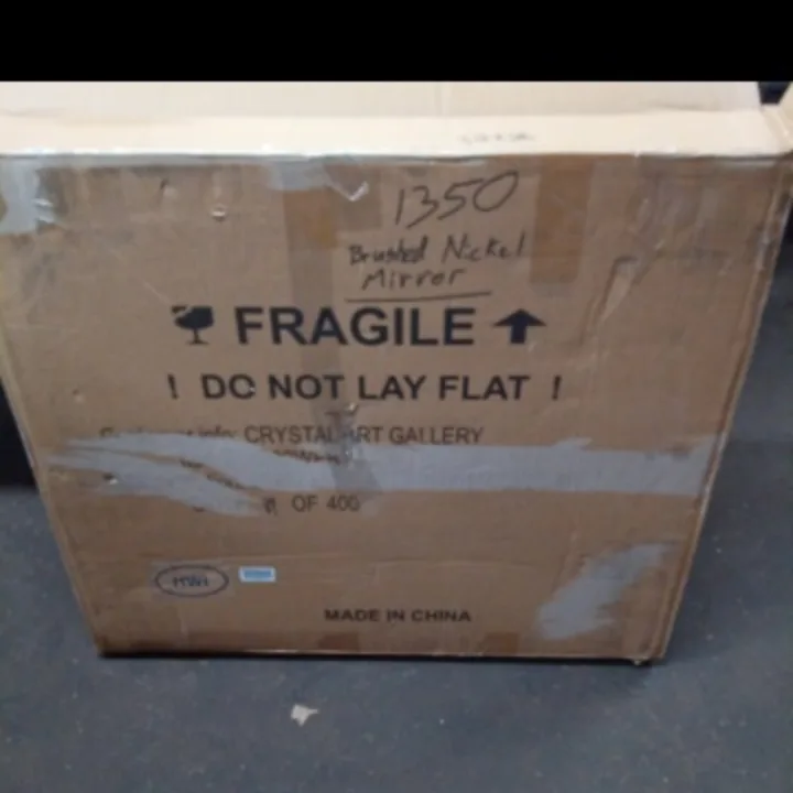 Brushed Nickel Mirror lg mirror image indicator(5)