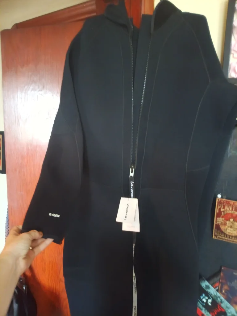 Lemorecn 4XL Black Wetsuit Bodysuit thumbnail