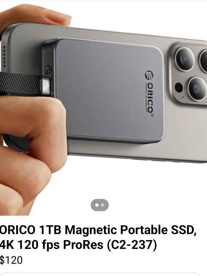 ORICO 1TB Magnetic Portable SSD (C2-237) thumbnail