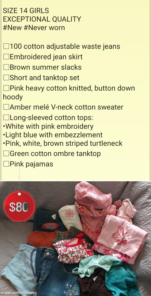 New Girls Size 14 Clothing Bundle 👌 - photo 3
