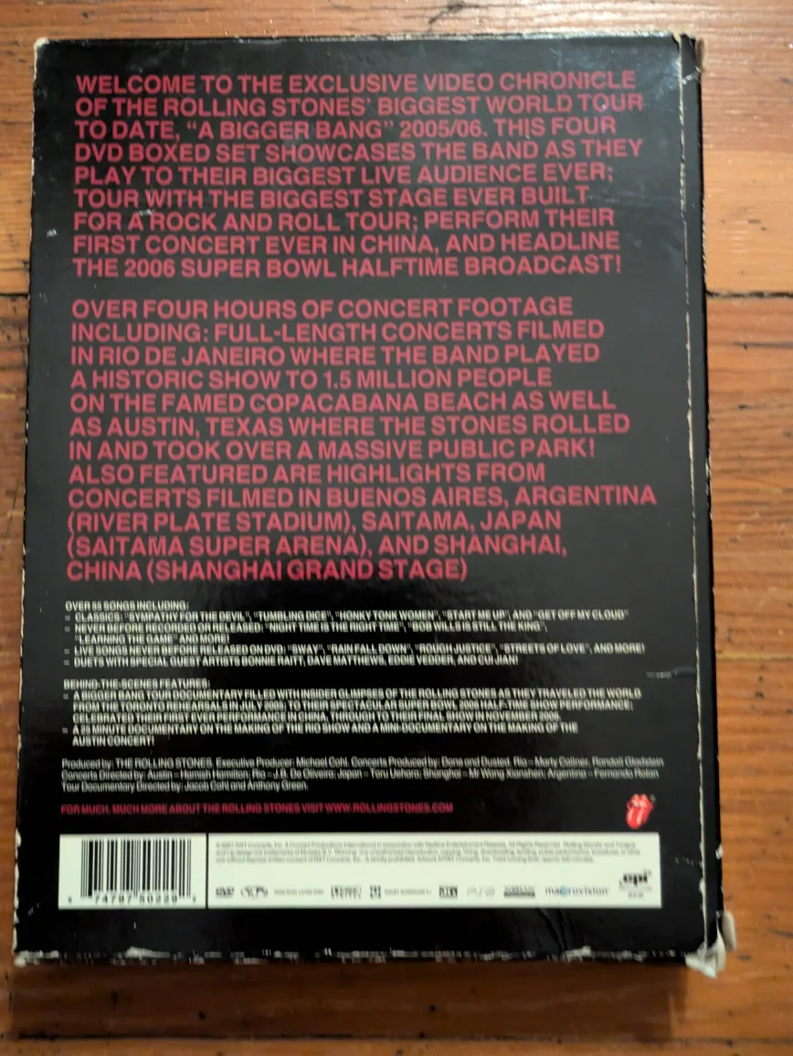 Rolling Stones - The Biggest Bang DVD Set image indicator(4)