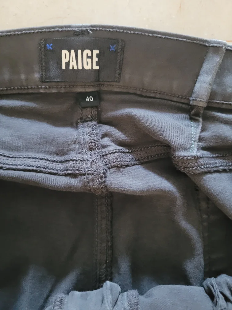 Paige Men's Grey Pants, Size 40 image indicator(3)