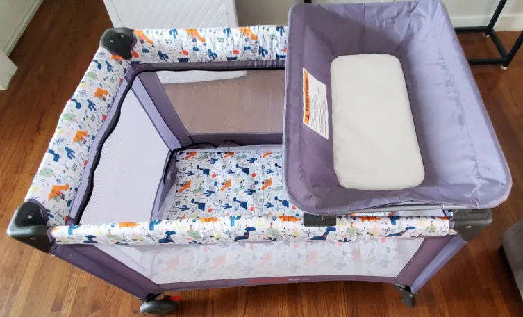 LIVINGbasics Baby Crib and Changing Table thumbnail