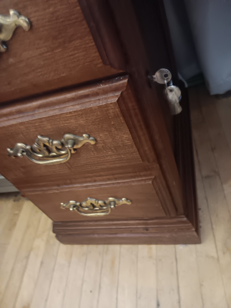 Roll Top Desk - Wood - photo 3