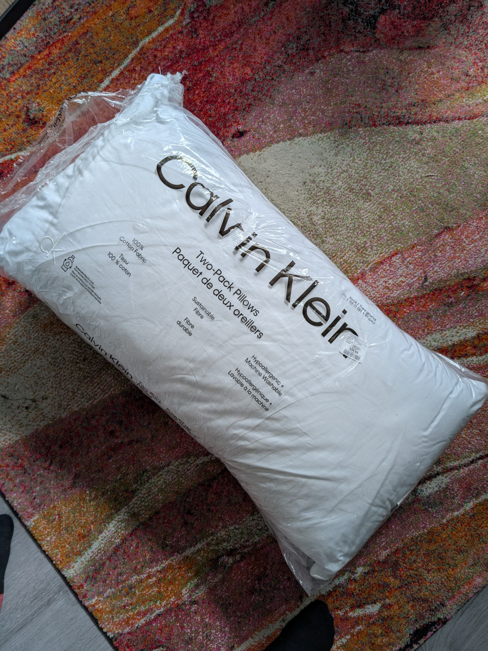 Two Calvin Klein King Pillows (New in Package)