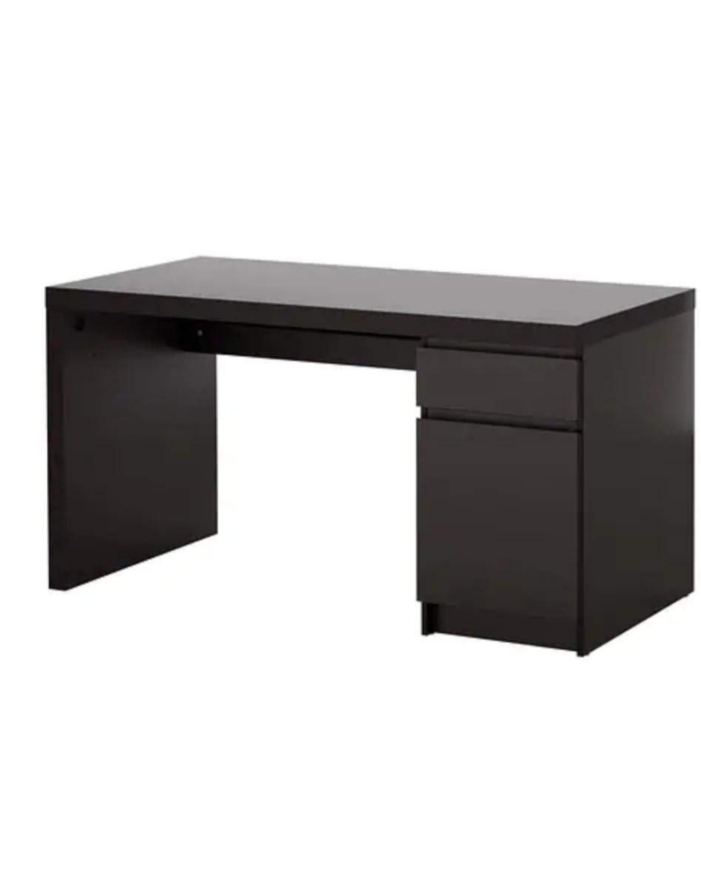 IKEA Desk - Black-Brown