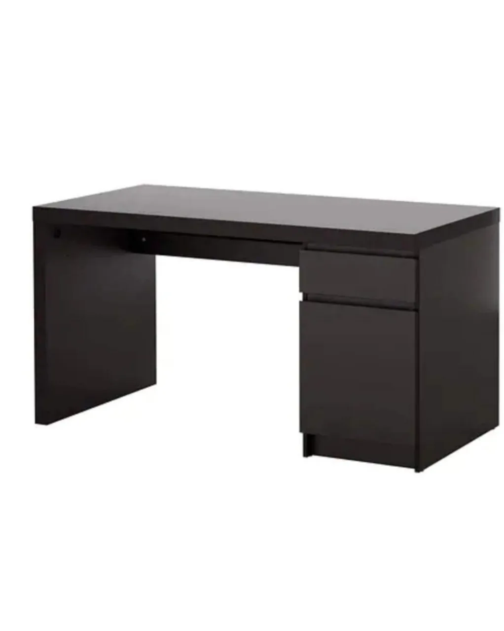 IKEA Desk - Black-Brown thumbnail