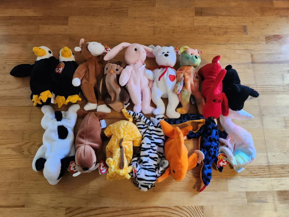 Ty Beanie Baby Plush Toys Lot thumbnail