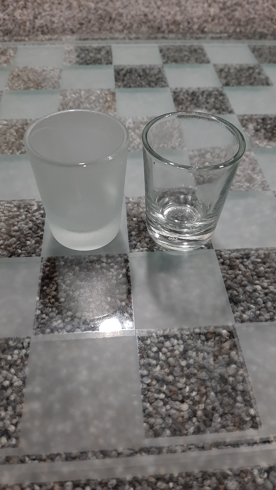 Shooter Glass Checkers Set - Glass Drinking Game - photo 5