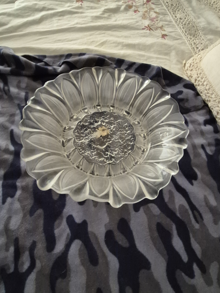 Clear Glass Decorative Bowl