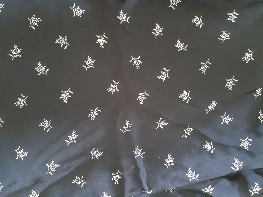 Long Black floral skirt image indicator(2)