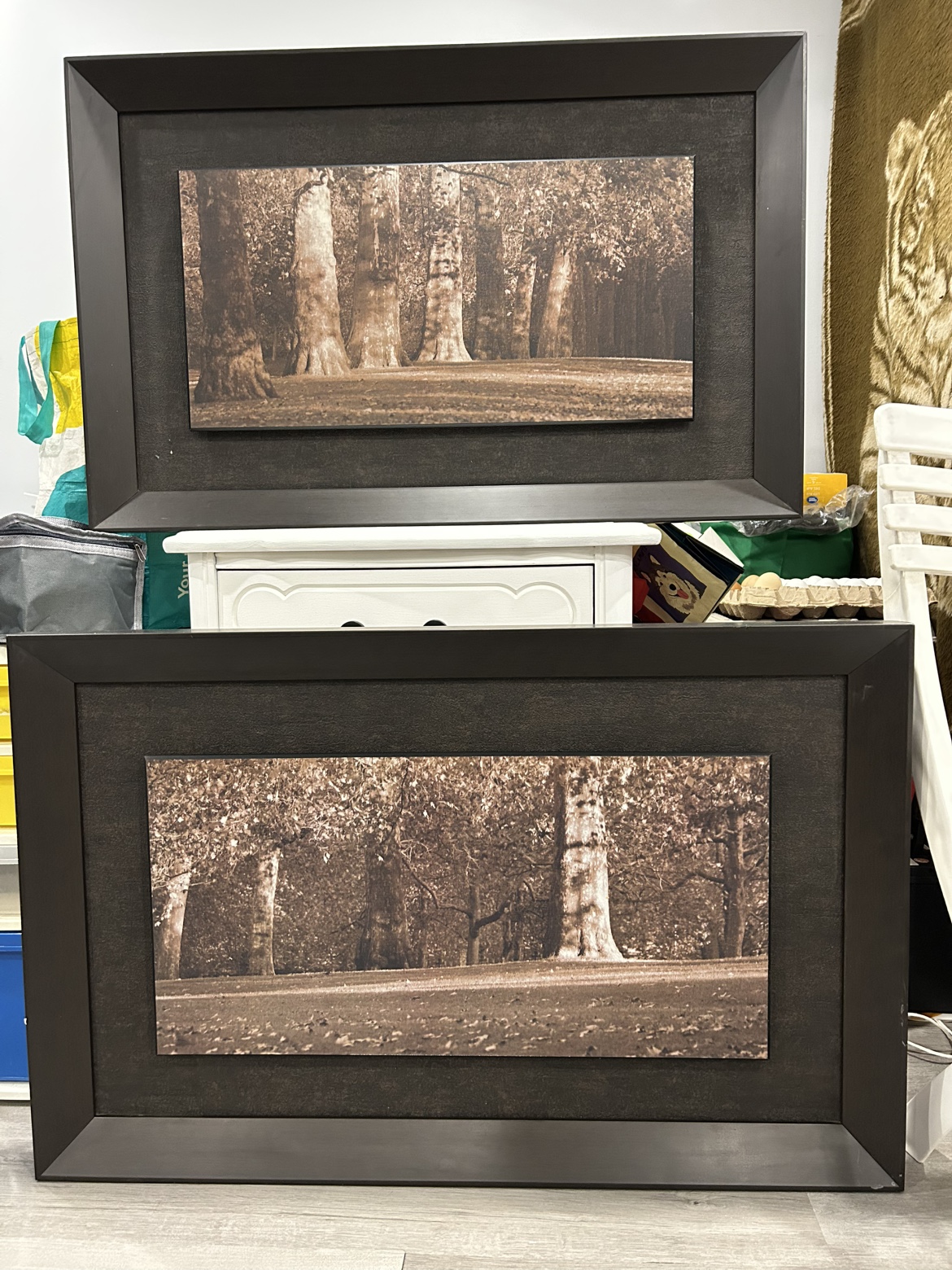 Framed Artwork - Serene Forest Scene - photo 2