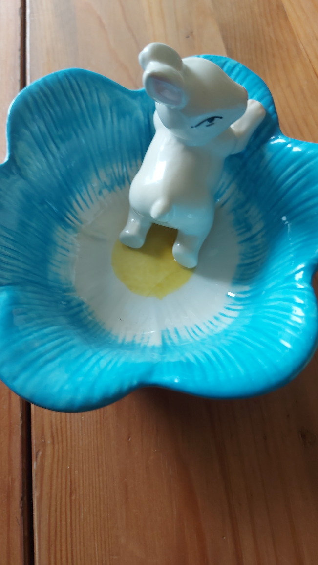 Bunny in Flower Dish - photo 2