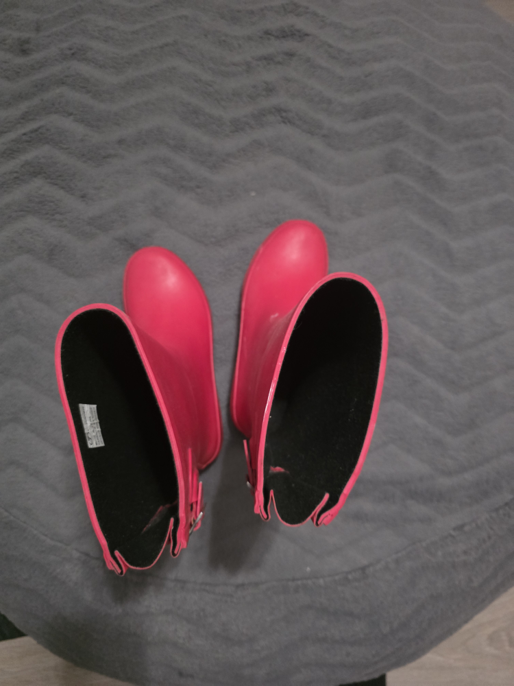 Hunter Pink Rain Boots, Size #freecycle