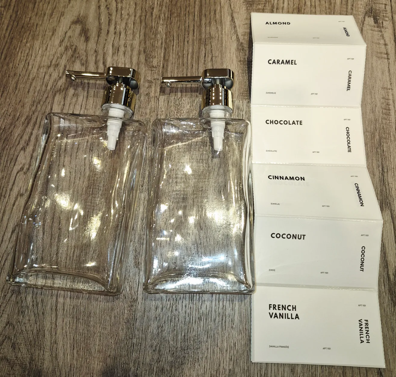 Glass Syrup Dispensers with Pumps and Label Set image indicator(2)