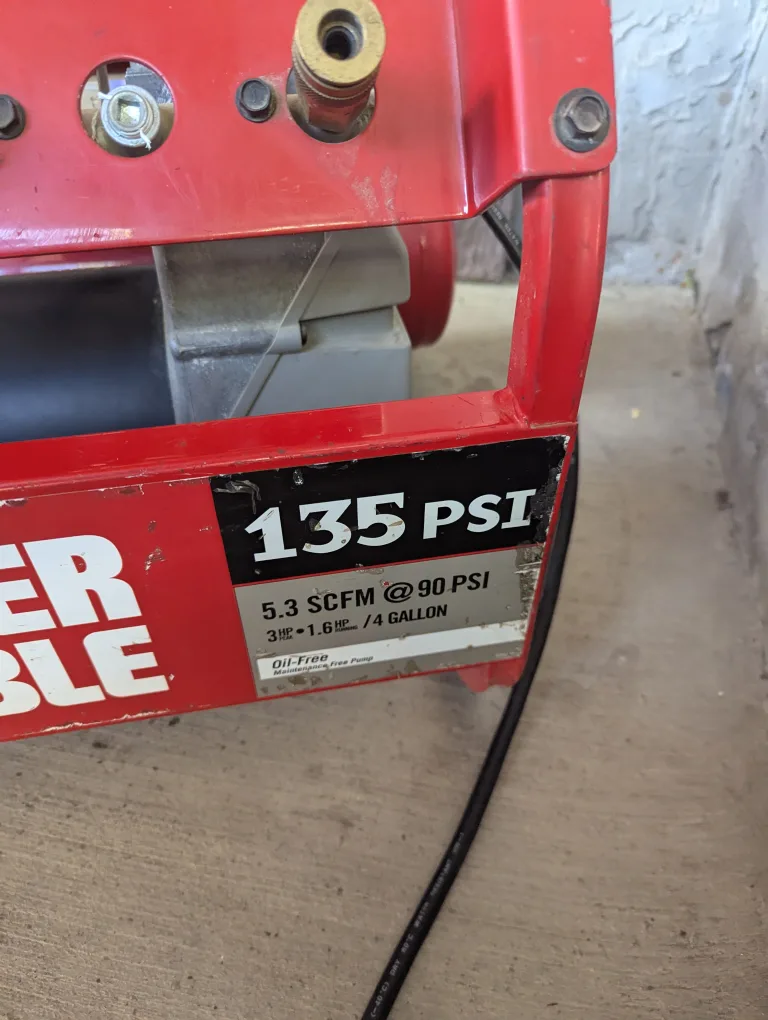 Porter Cable Air Compressor image indicator(2)