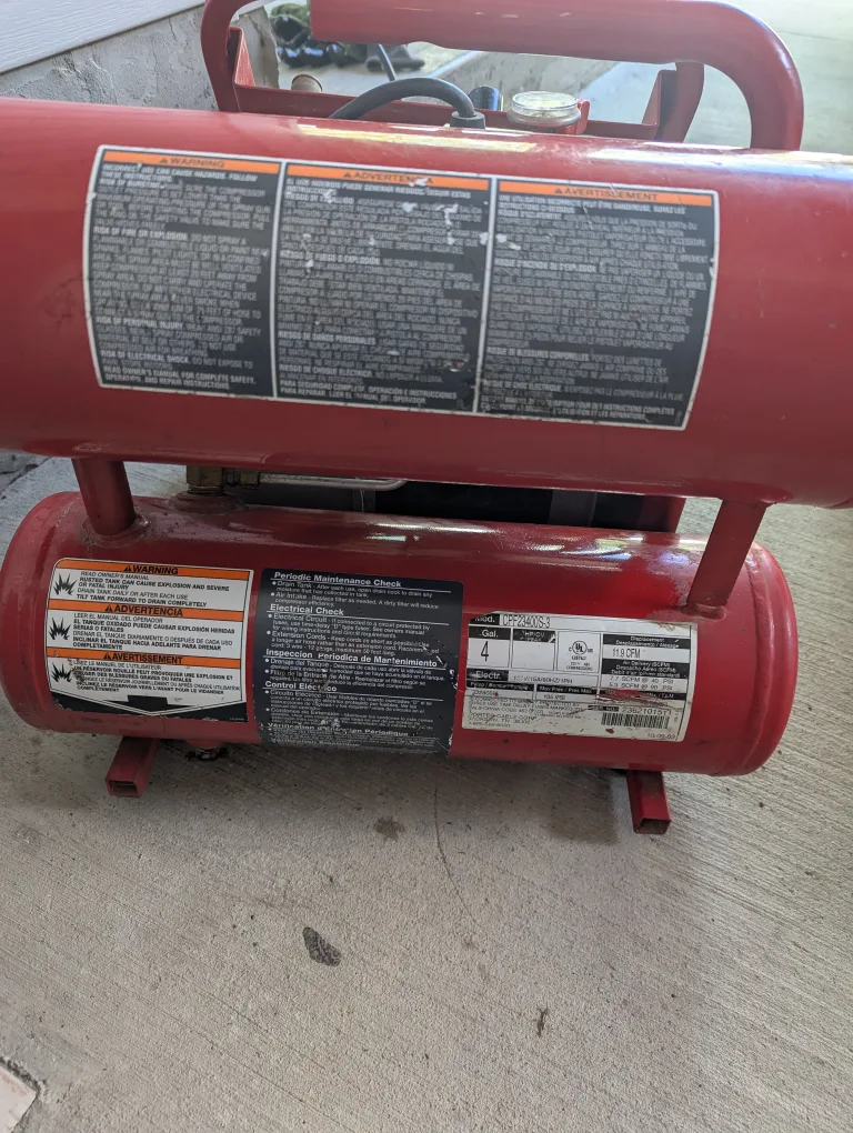 Porter Cable Air Compressor image indicator(6)