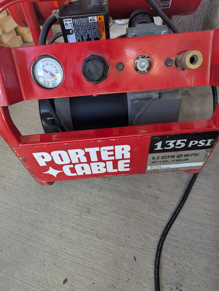 Porter Cable Air Compressor image indicator(7)