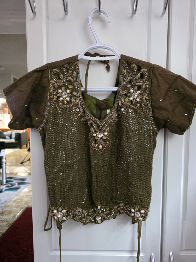Lehenga Olive Green Formal Outfit
