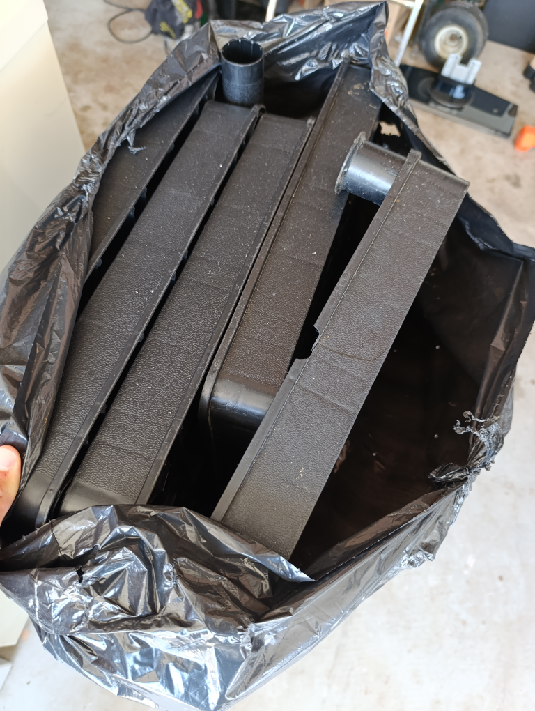 Black Plastic Storage Shelves - photo 3