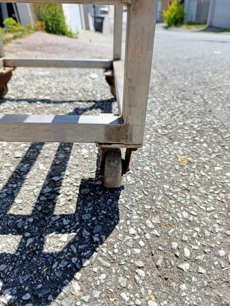 Stainless Steel Rolling Cart Frame - photo 4
