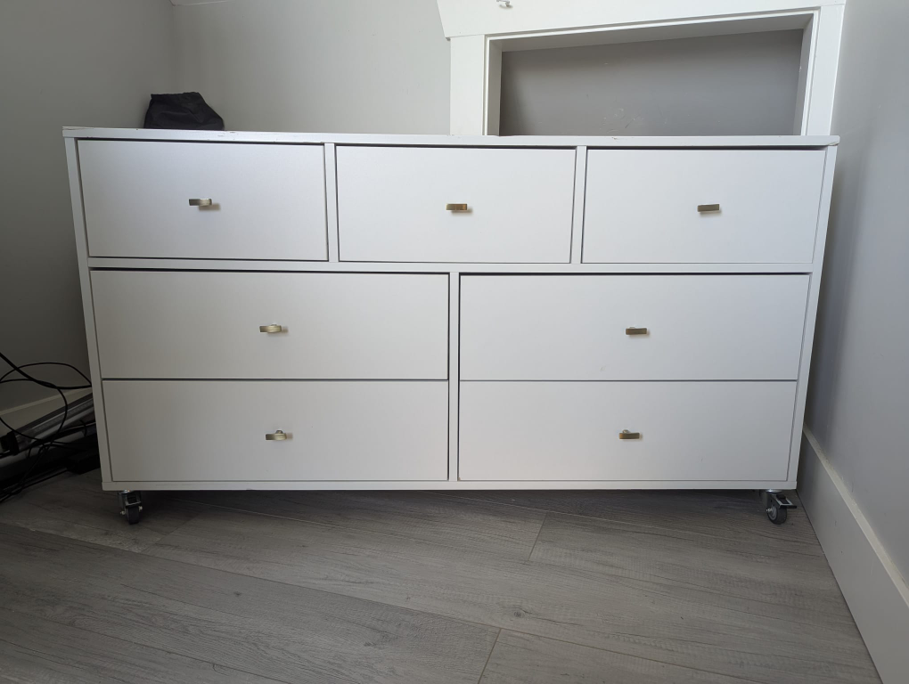 White dresser