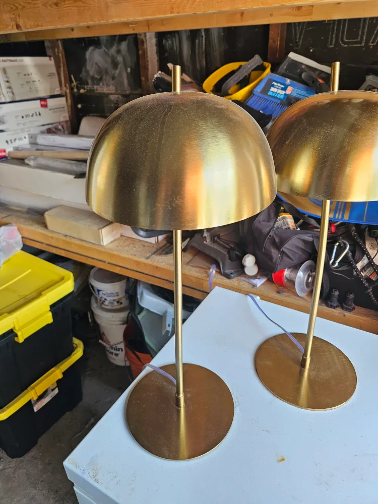 Gold Dome Table Lamps - Set of 2 thumbnail