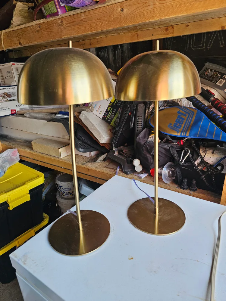 Gold Dome Table Lamps - Set of 2 image indicator(2)