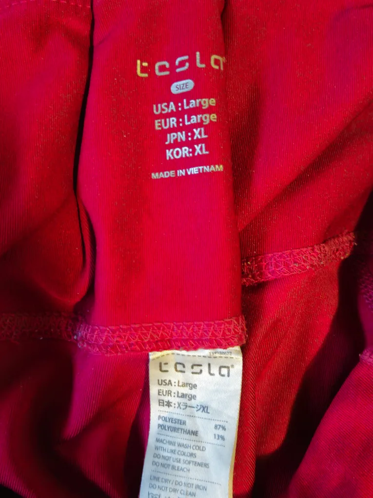 Tesla Large Yoga Pants - Red image indicator(5)