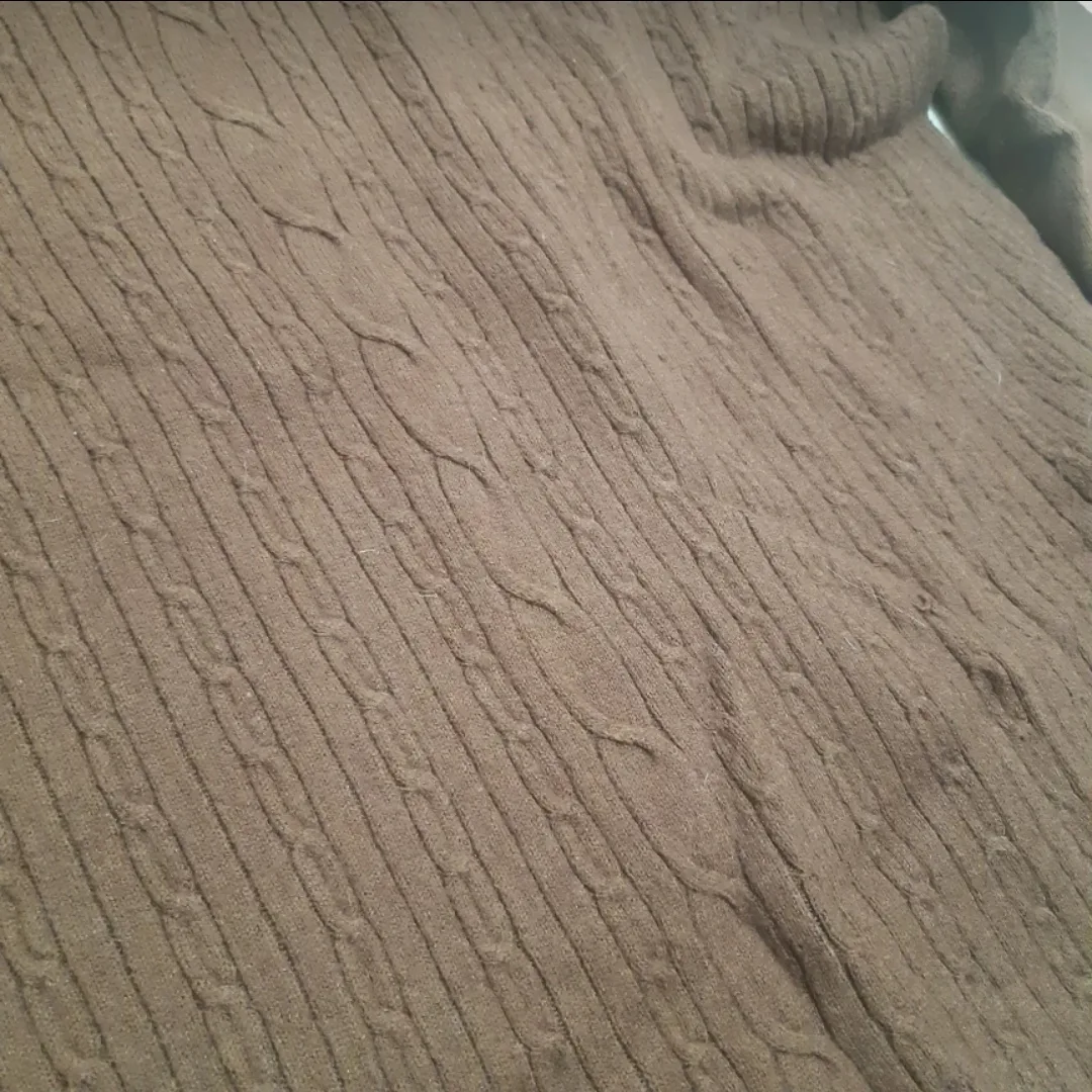 🥕 Brown Turtle Neck Sweater #Freecycle image indicator(2)