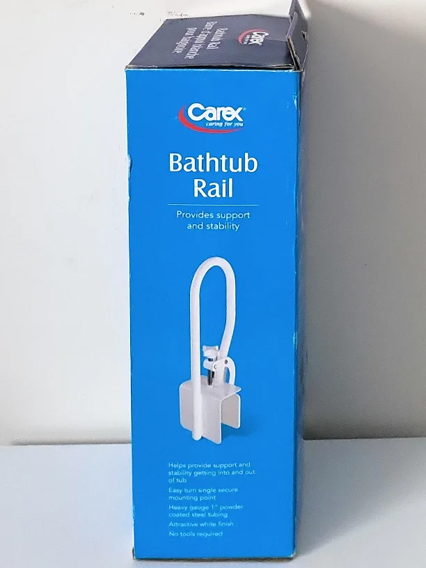 Carex White Bathtub Rail image indicator(9)