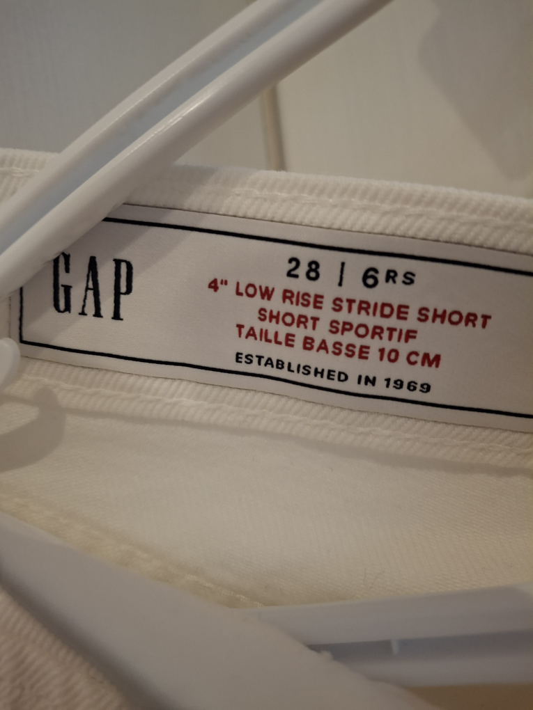 GAP White Denim Shorts - photo 3