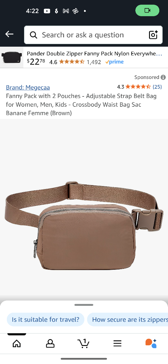 Fanny Pack Crossbody Belt Bag for Women - photo 4