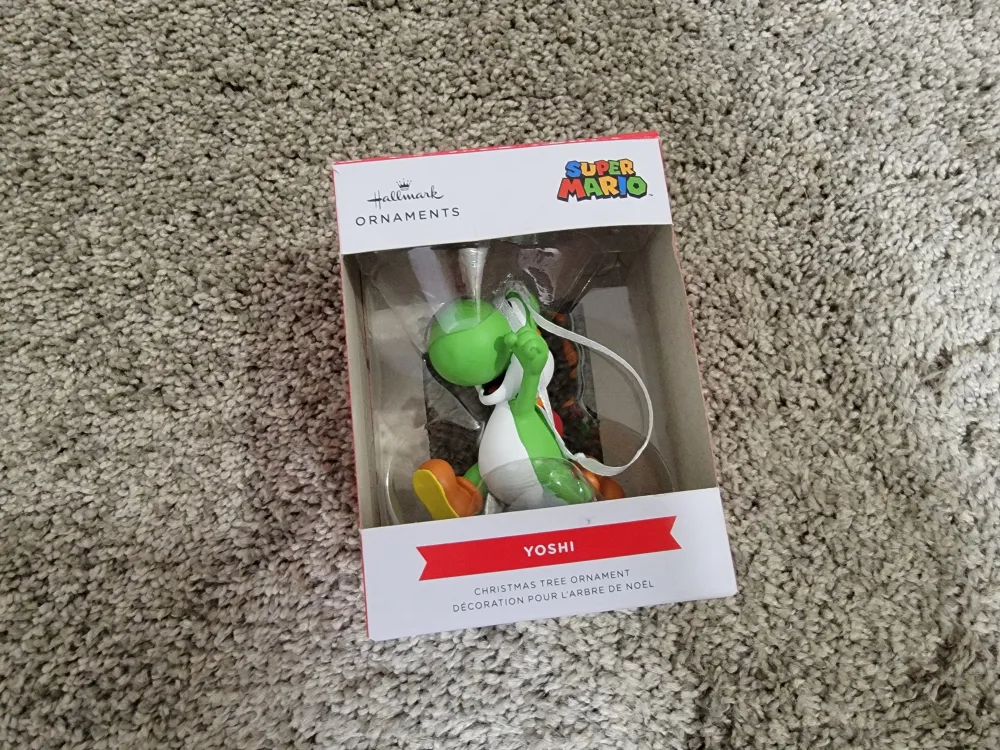 Hallmark Super Mario Yoshi Christmas Ornament thumbnail