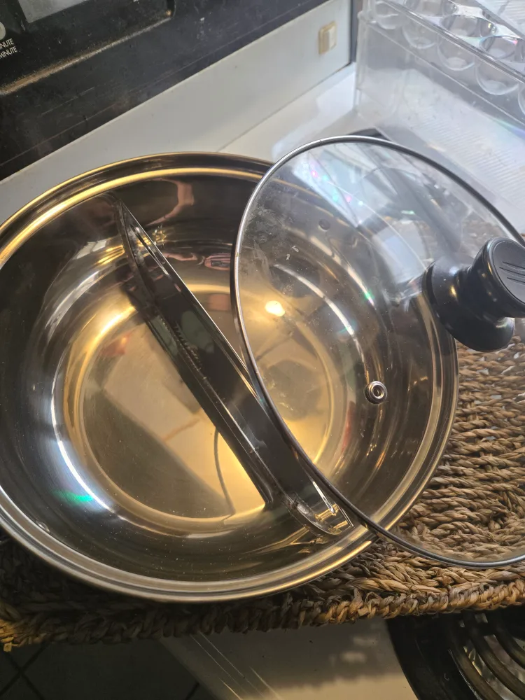 Stainless Steel split Pot with Lid thumbnail