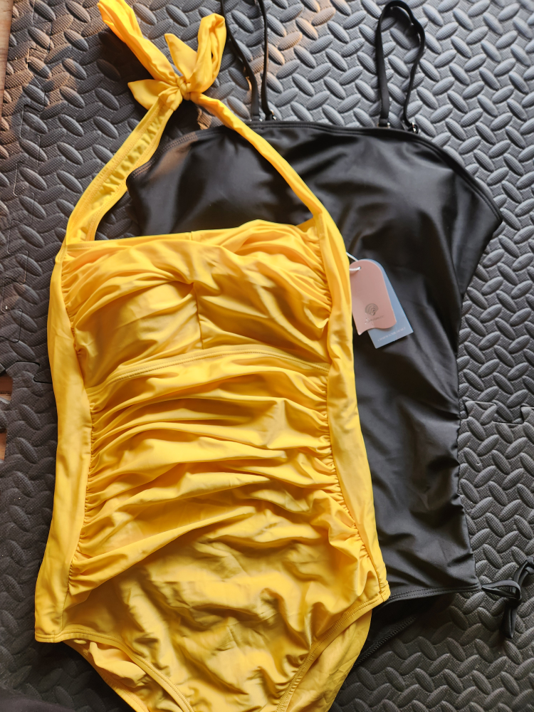 Black and Yellow Swimsuit Set - photo 3