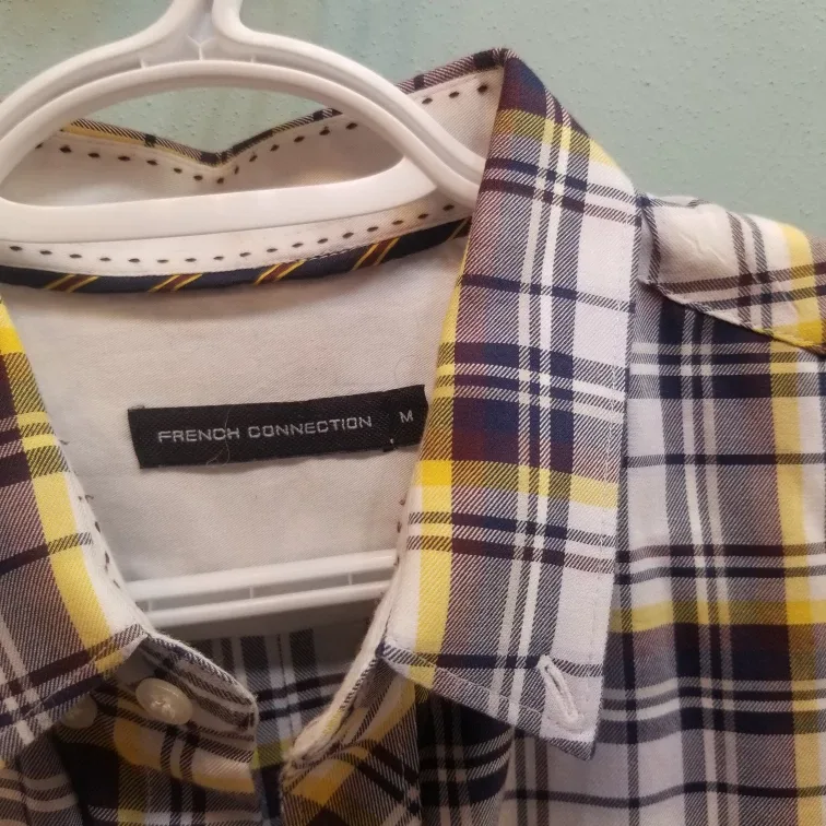 French Connection Plaid Shirt - Size M thumbnail