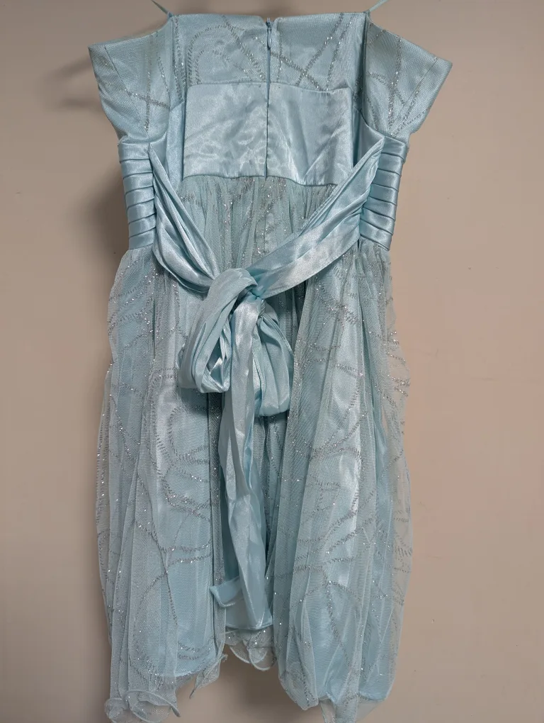 Strapless Blue Sparkle Dress ~ *Pre-Loved* image indicator(3)