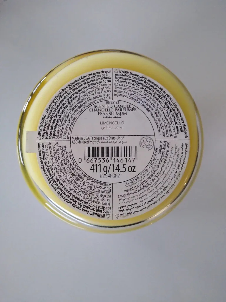 #freecycle Bath & Body Works Limoncello Scented Candle image indicator(3)