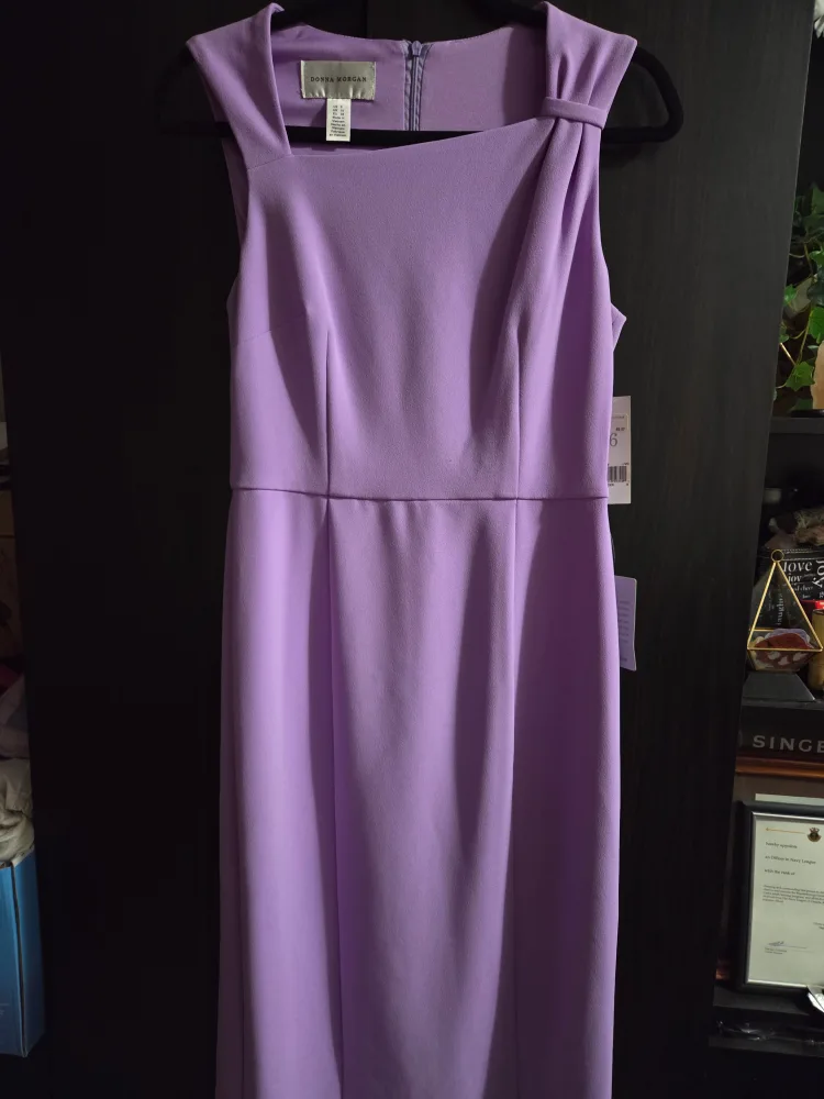 🥕Donna Morgan Sleeveless Dress💚 thumbnail