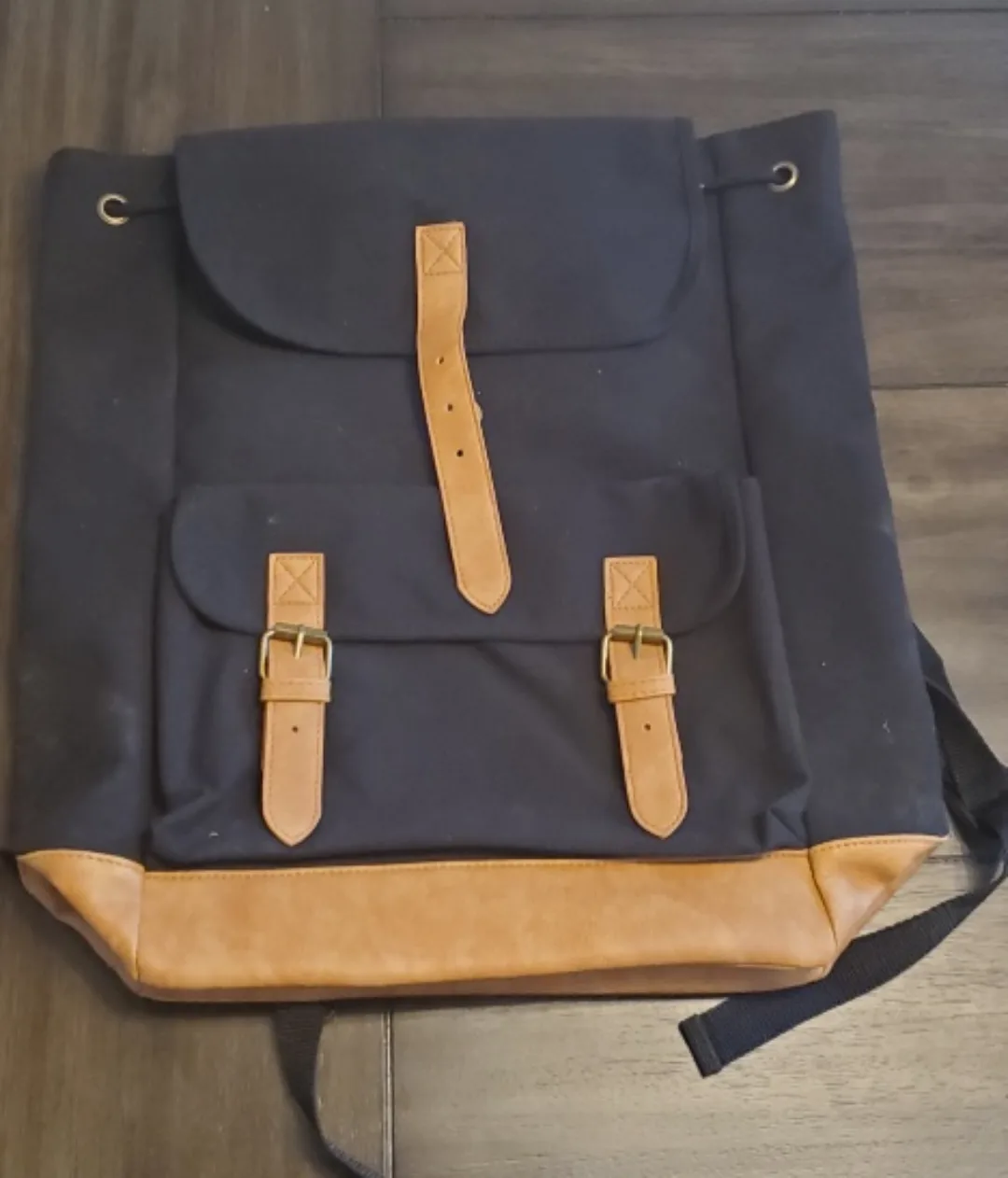 #freecycle DSW Black & Brown Backpack thumbnail