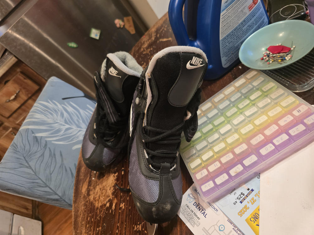 Nike Ice Skates size 7 lady's