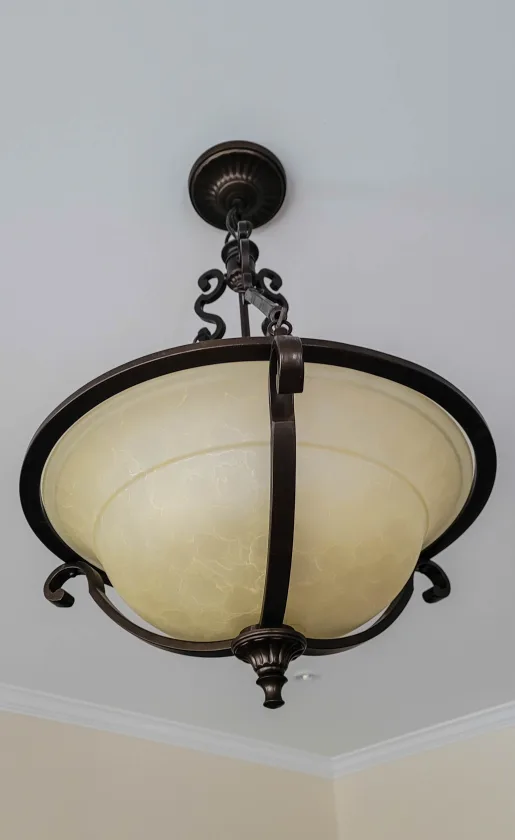 Bowl-Shaped Hanging Ceiling Light Fixture image indicator(4)
