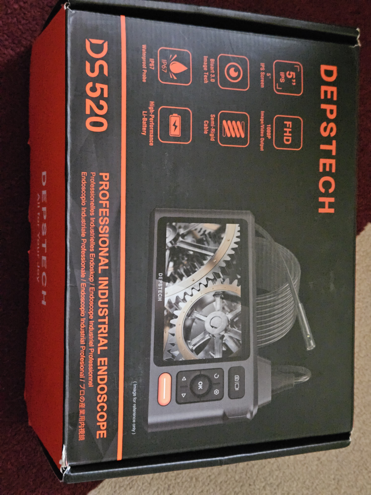DepsTech DS520 Triple Camera, 16.5FT Cable Endoscope
