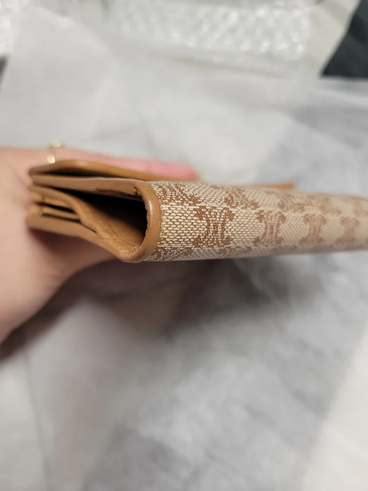 Celine Vintage Macadam Trifold Wallet image indicator(7)