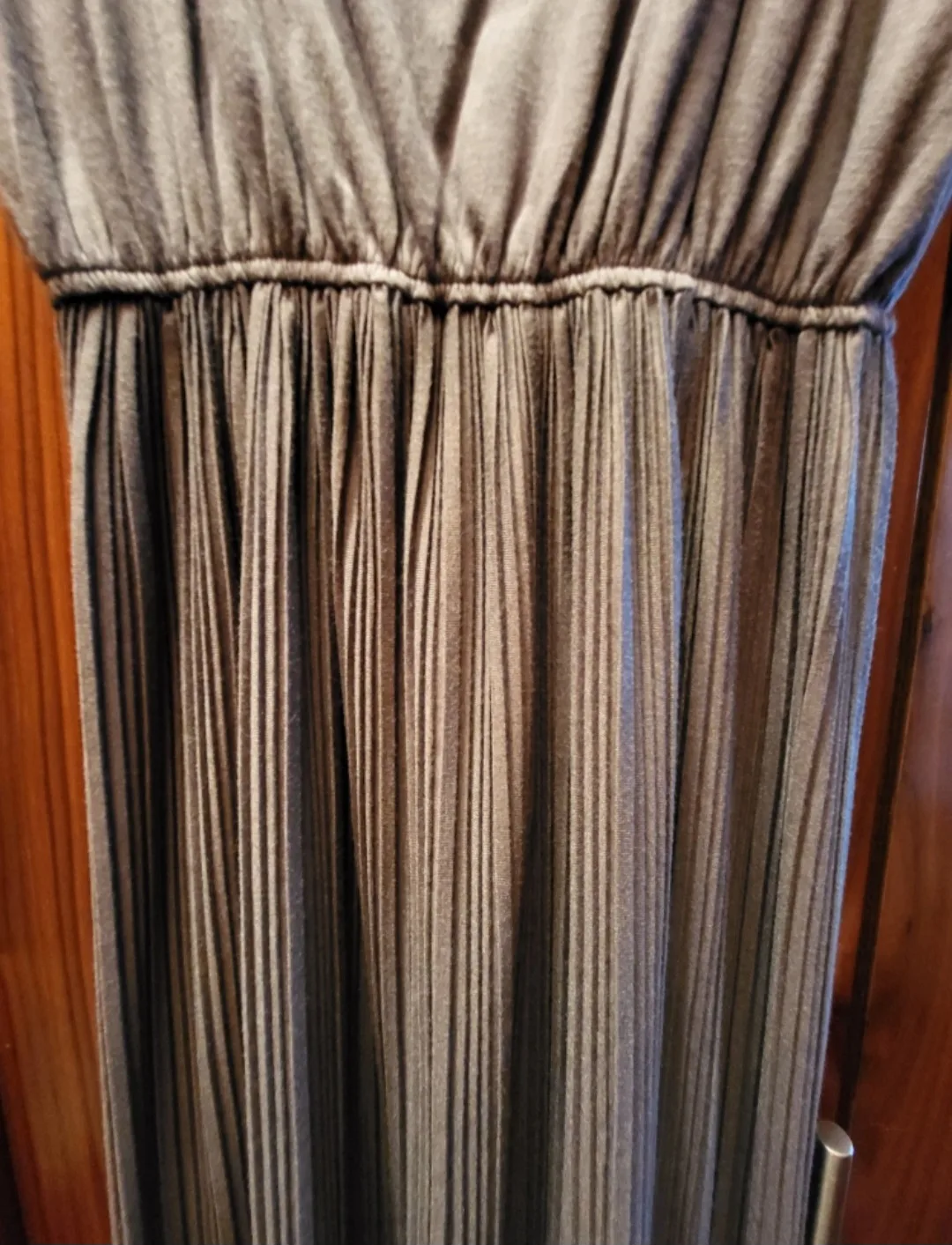 ❣️ Oak + Fort Pleated Midi Dress Dark Gray XS / Small image indicator(10)